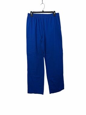 Women’s Scrub Pants Elastic Waist Straight-Leg Scrub Pants - Royal Blue